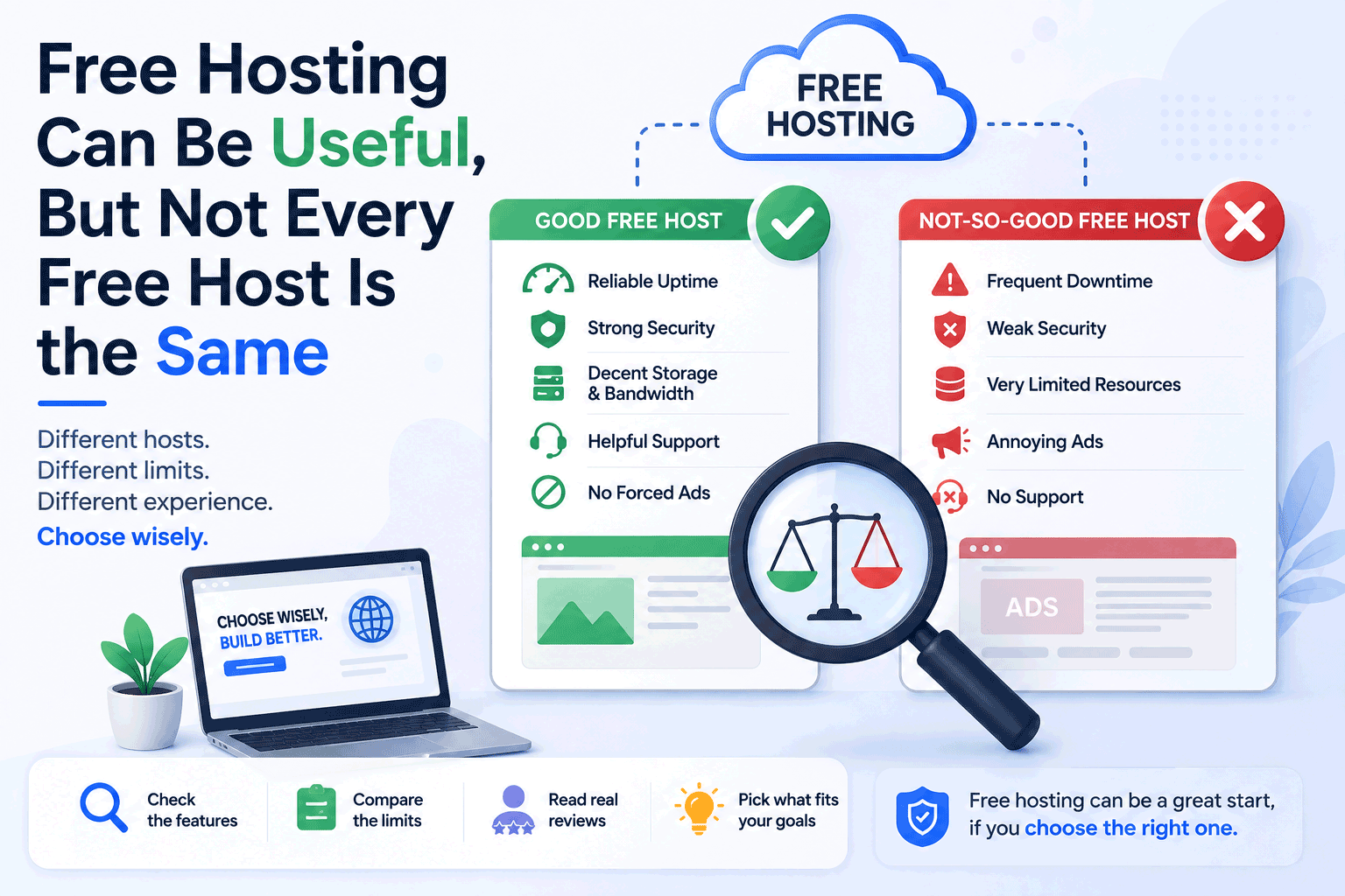 Free Hosting Can Be Useful, But Not Every Free Host Is the Same