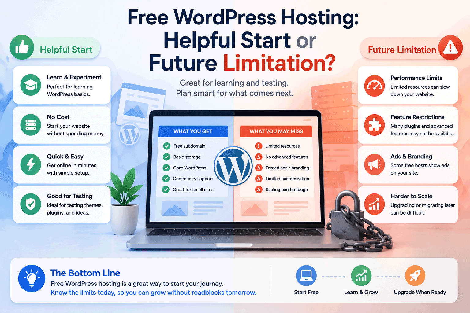 Free WordPress Hosting: Helpful Start or Future Limitation?