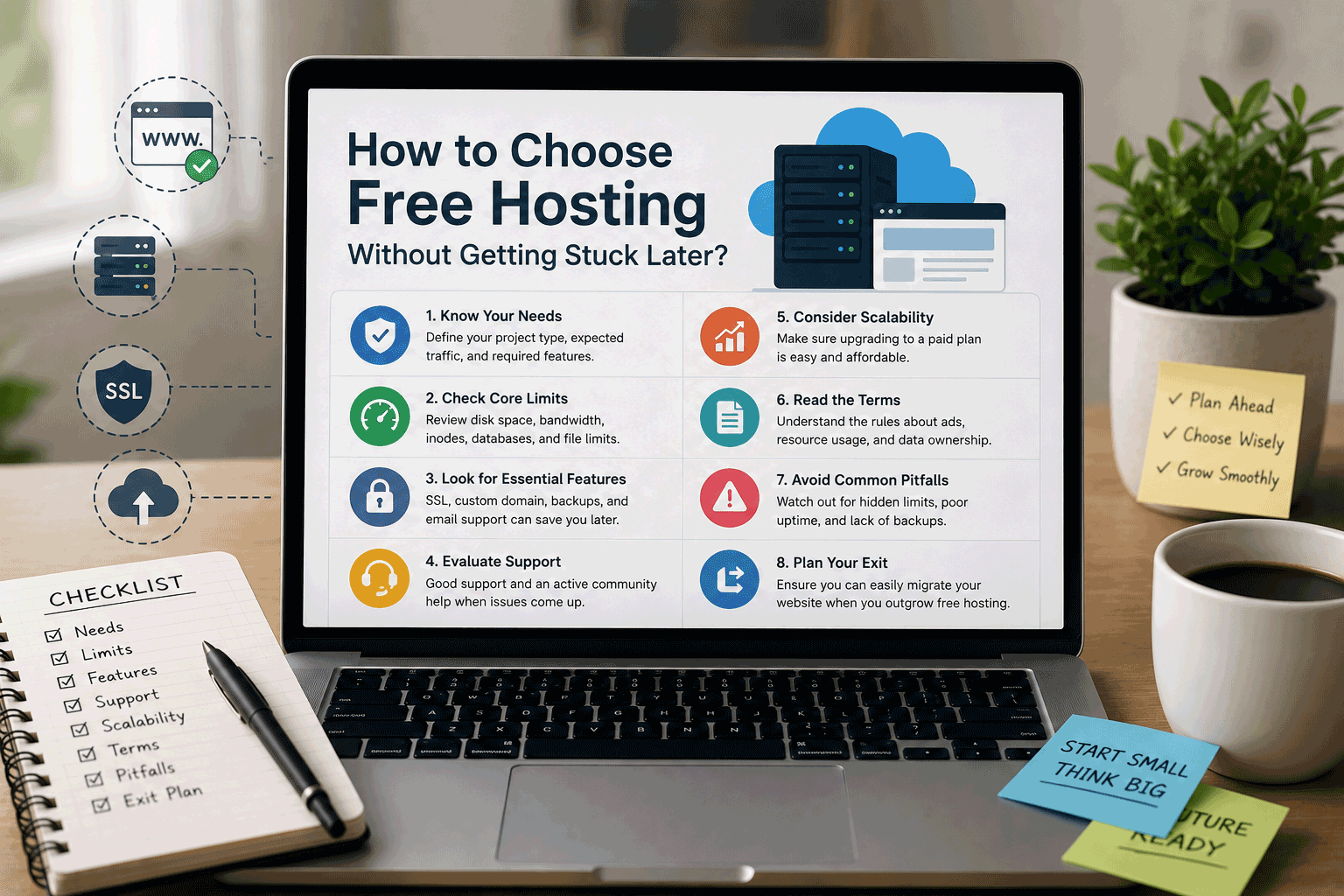 How to Choose Free Hosting Without Getting Stuck Later