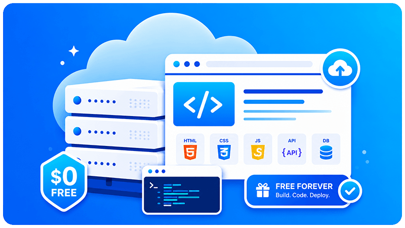 Free web hosting for developer