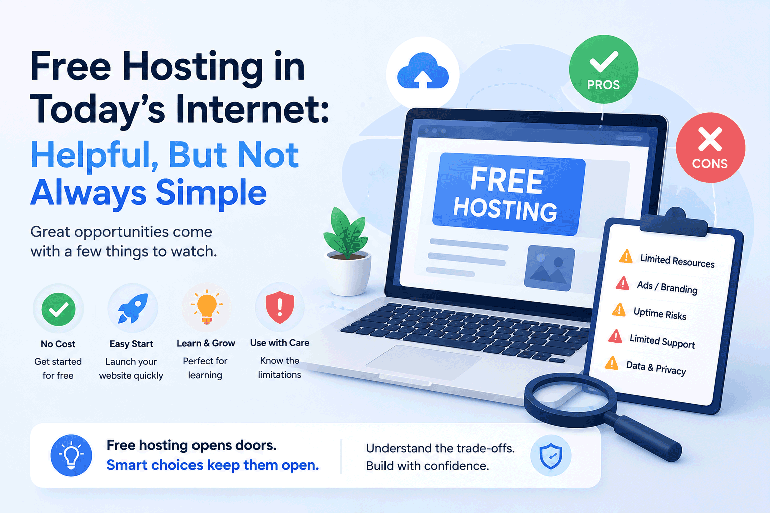 Free Hosting in Today’s Internet: Helpful, But Not Always Simple