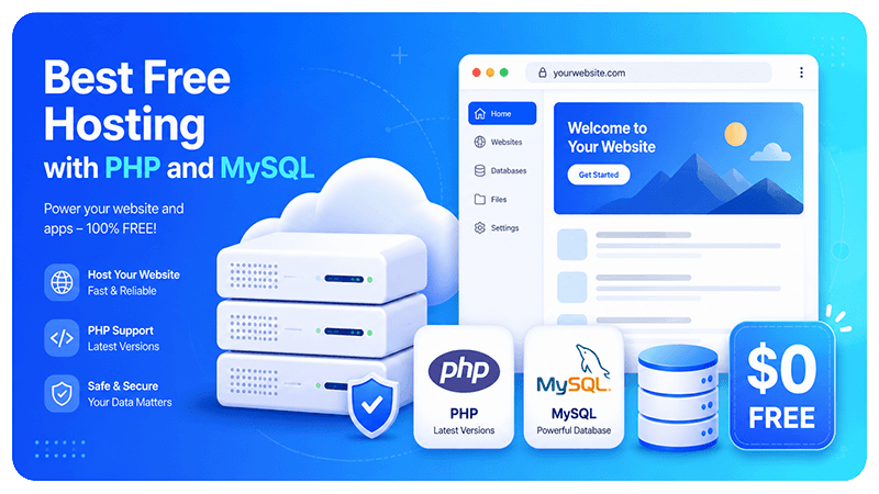 Free web hosting with PHP and MySQL
