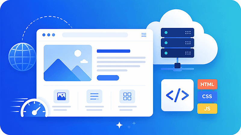 Free static web hosting