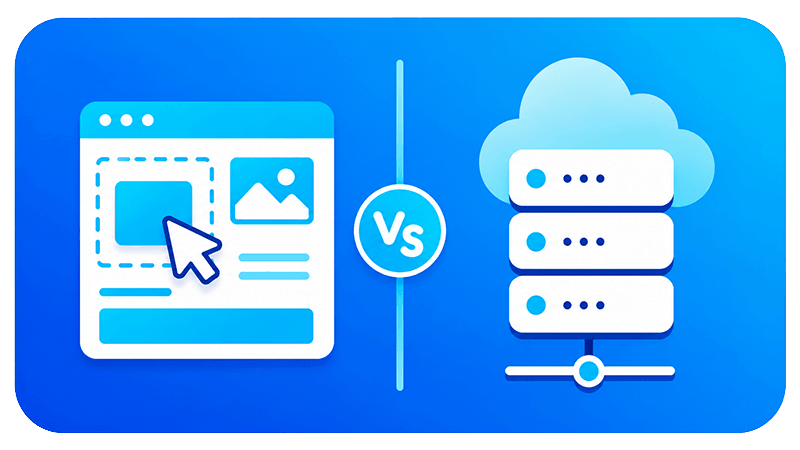 Free website builder vs free hosting