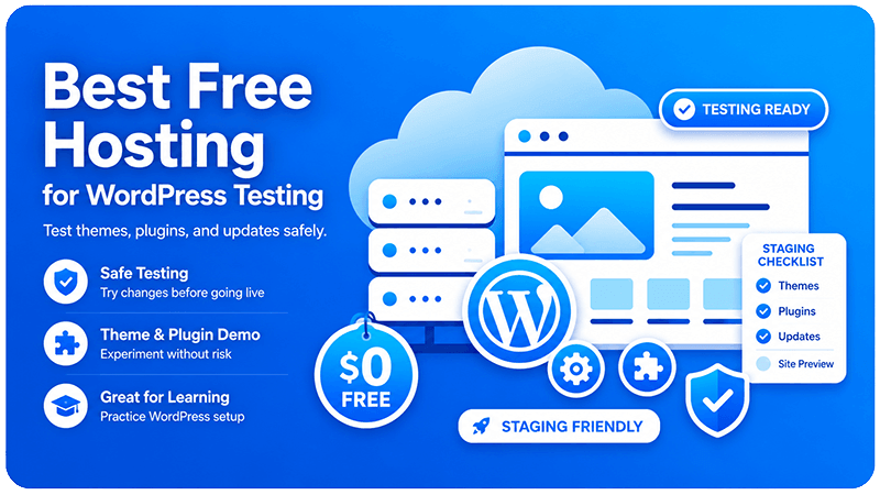 Best Free WordPress hosting for testing