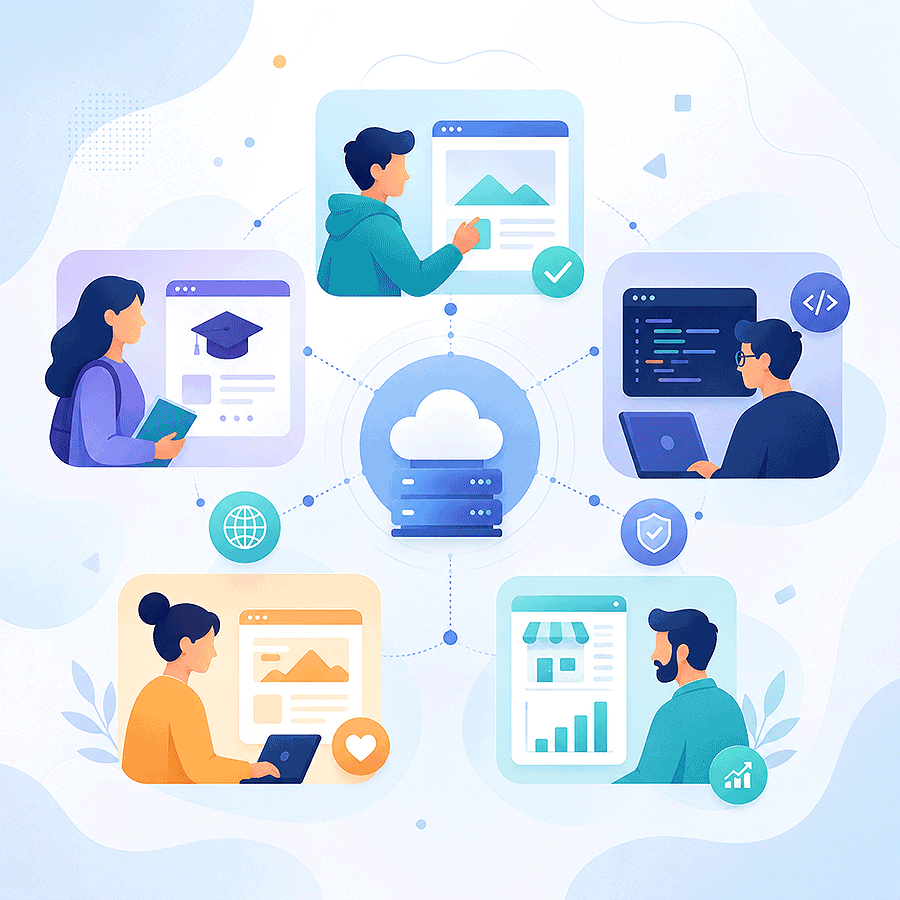 Who are free web hosting service for